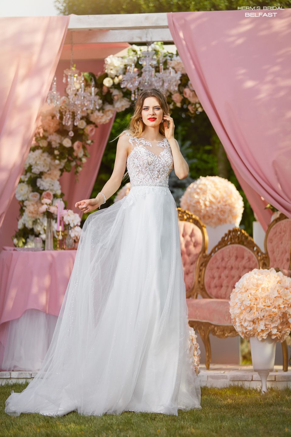 Wedding dress Herm s Bridal BELFAST Warsaw Slubne.pl