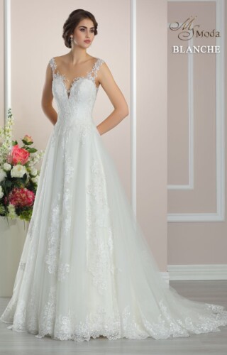suknia slubna ms moda BLANCHE