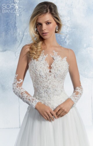 suknia slubna sofia bianca 51462 BIBI