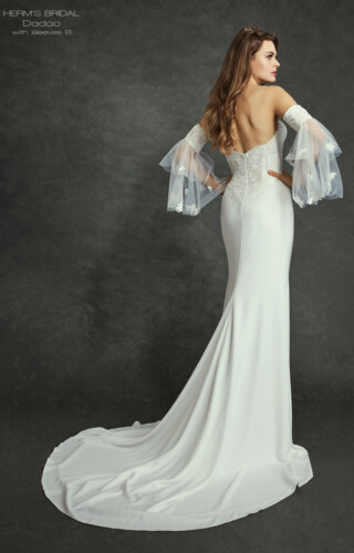 suknia slubna herms bridal Dadao dress with sleeves b