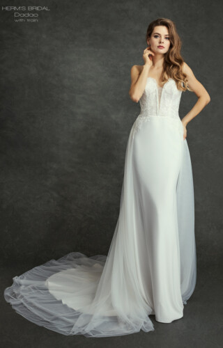 suknia slubna herms bridal Dadao with train