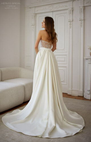 suknia slubna Herms Bridal Helios with train