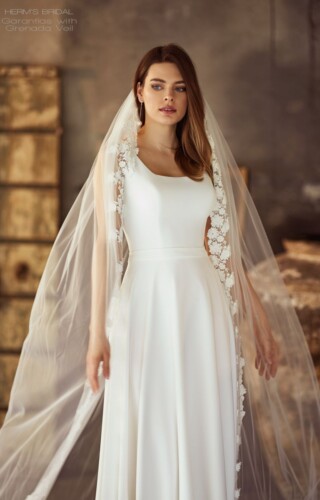 suknia slubna Herms Bridal Garantias with Grenada Veil