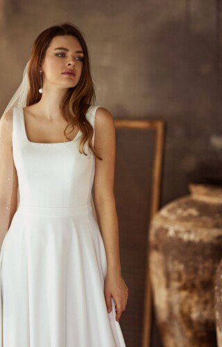 suknia slubna Herms Bridal Garantias with Pearl Veil