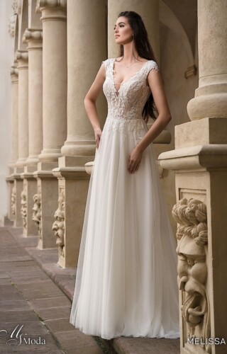 suknia slubna ms moda MELISSA