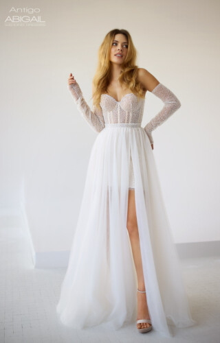 suknia slubna Abigail Antigo with separate skirt