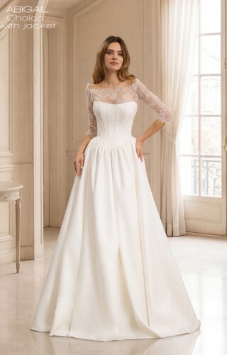 Suknia ślubna Herms Bridal Chalco with jacket